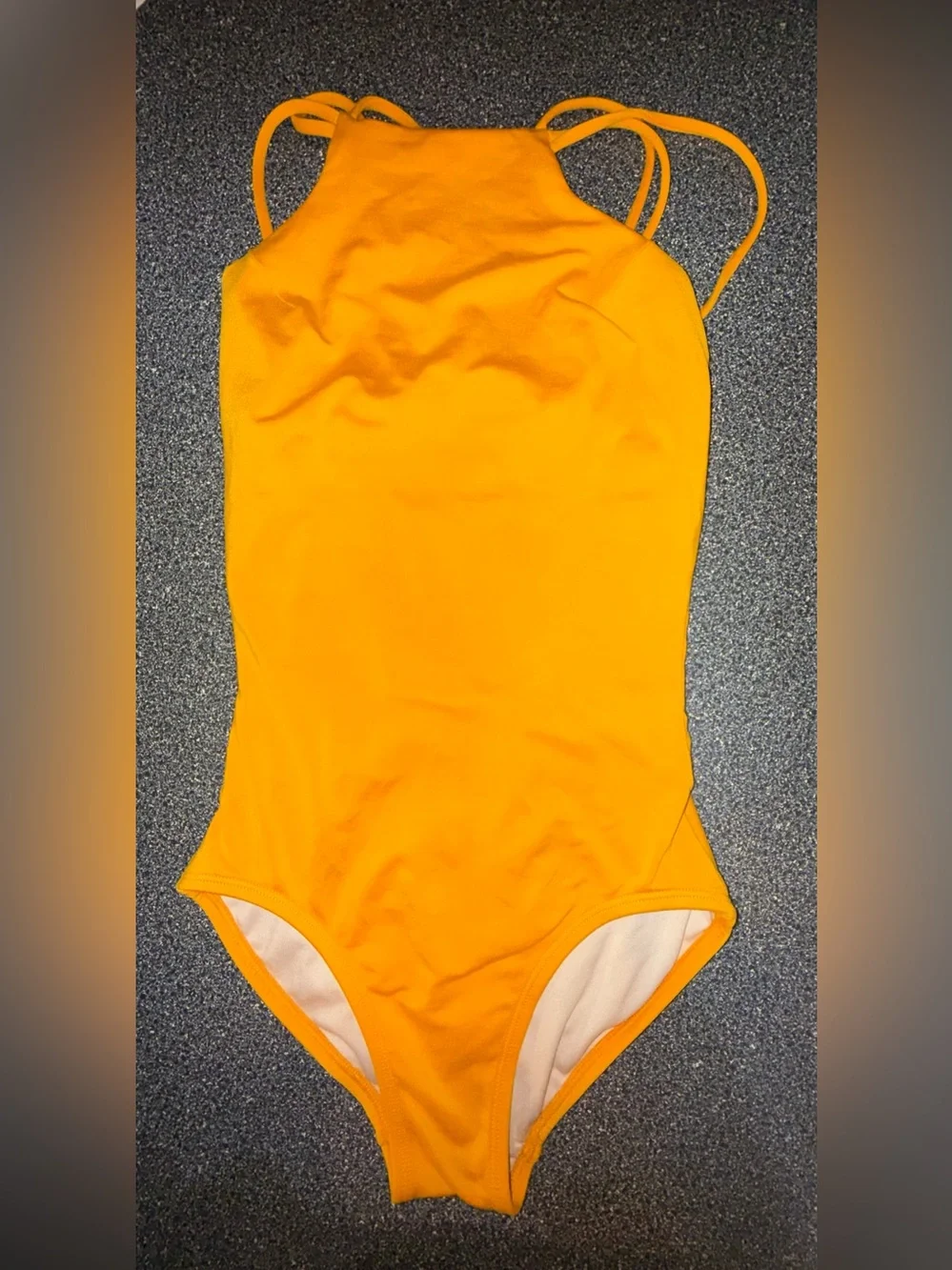 Jo & Jax One Piece Dance Leotard Orange Size Adult X-Small